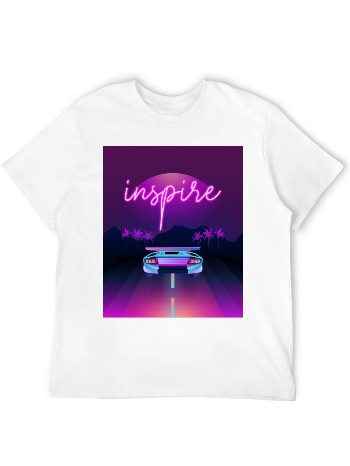 Inspire Retro Car T-Shirt
