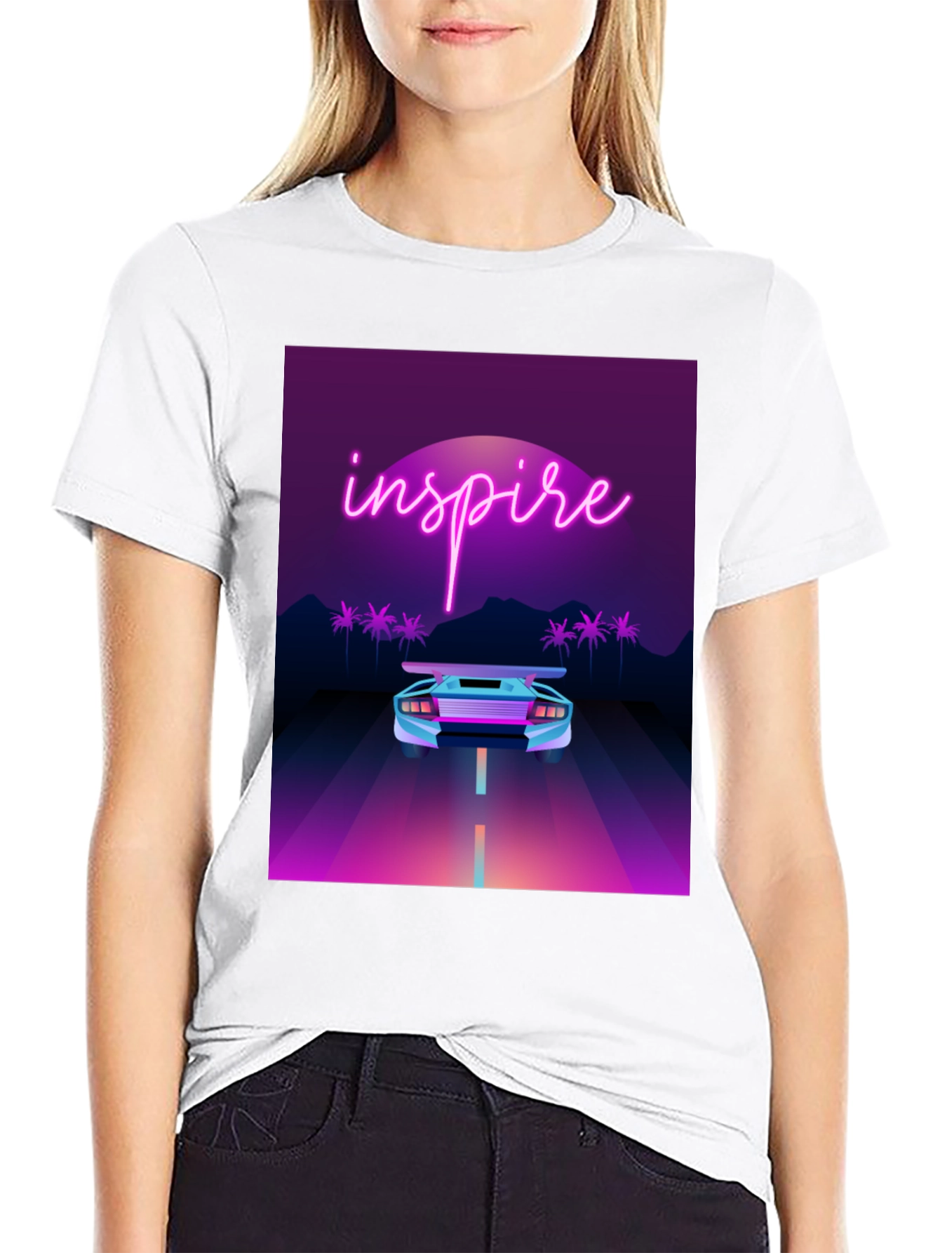 Inspire Retro Car T-Shirt