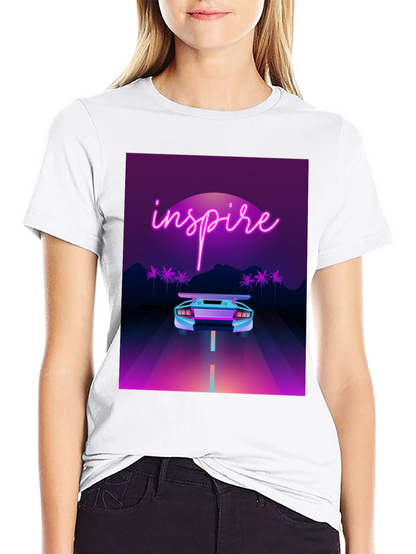 Inspire Retro Car T-Shirt