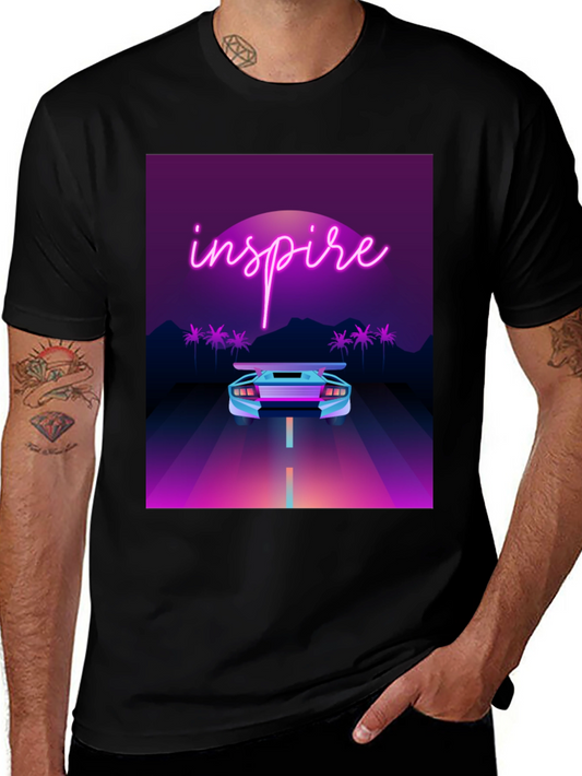 Inspire Retro Car T-Shirt