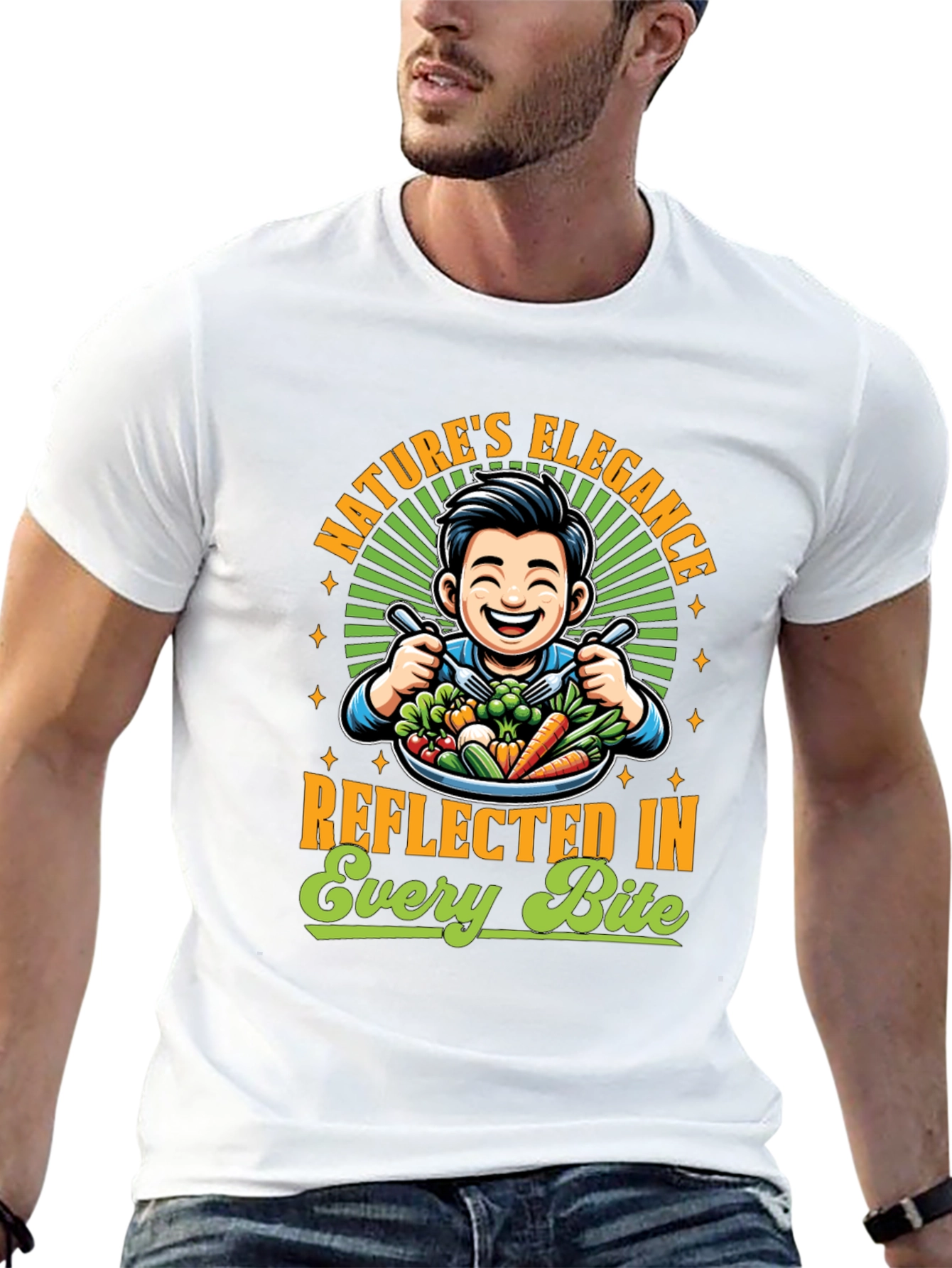 Natures Elegance Vegan Graphic Tee