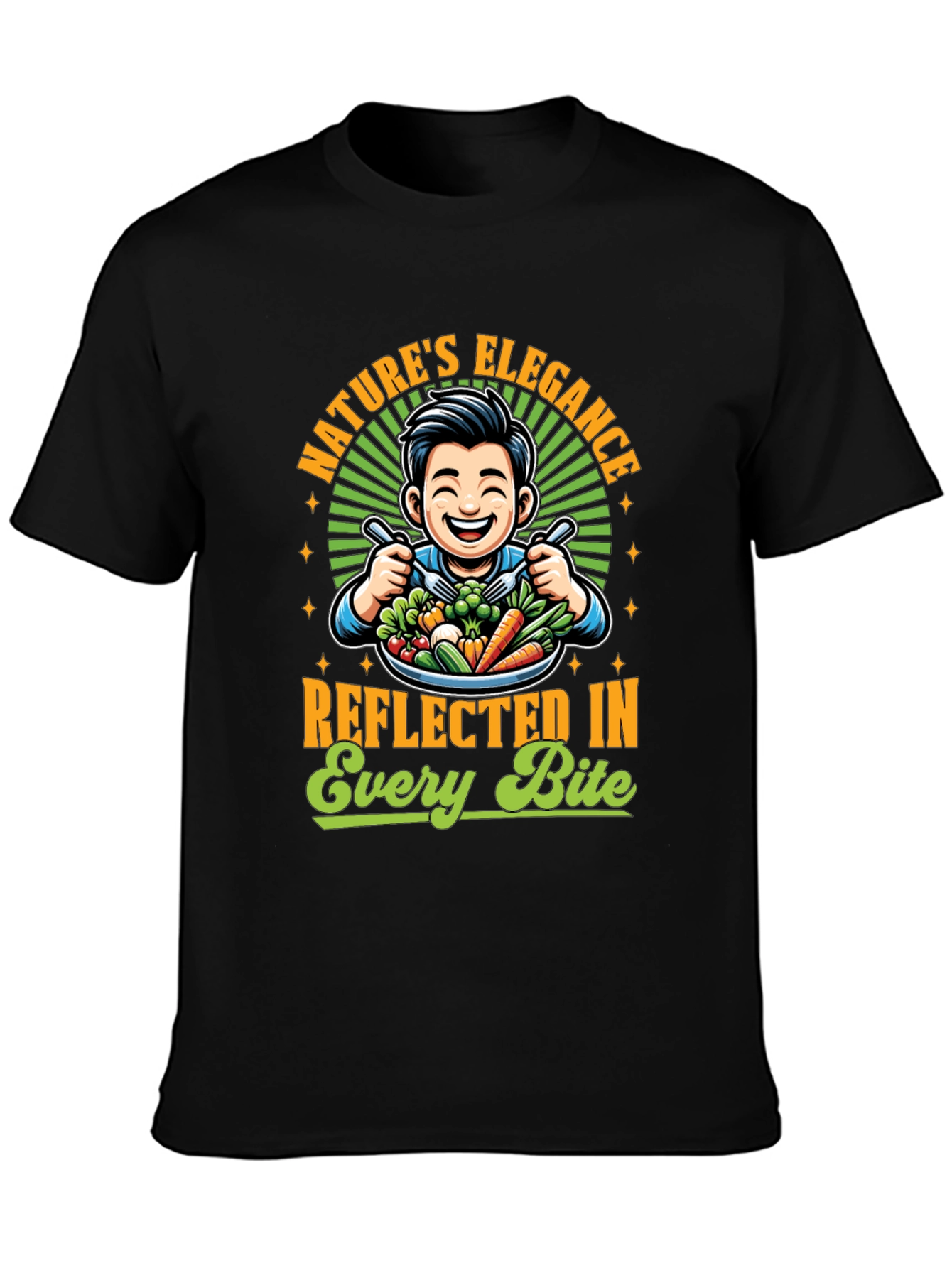 Natures Elegance Vegan Graphic Tee