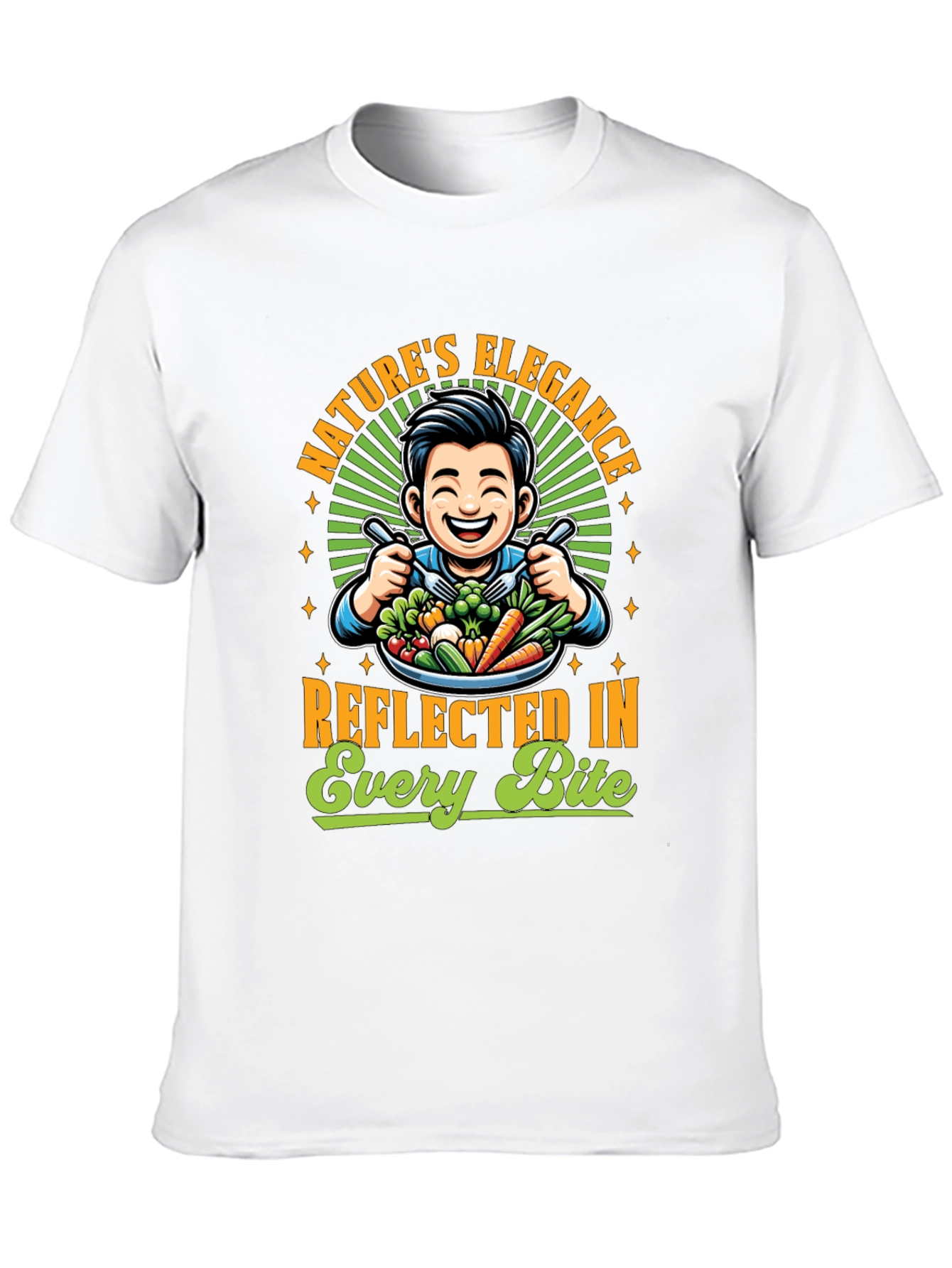 Natures Elegance Vegan Graphic Tee