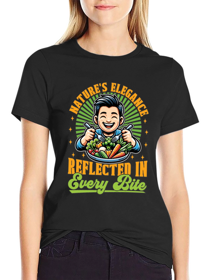 Natures Elegance Vegan Graphic Tee