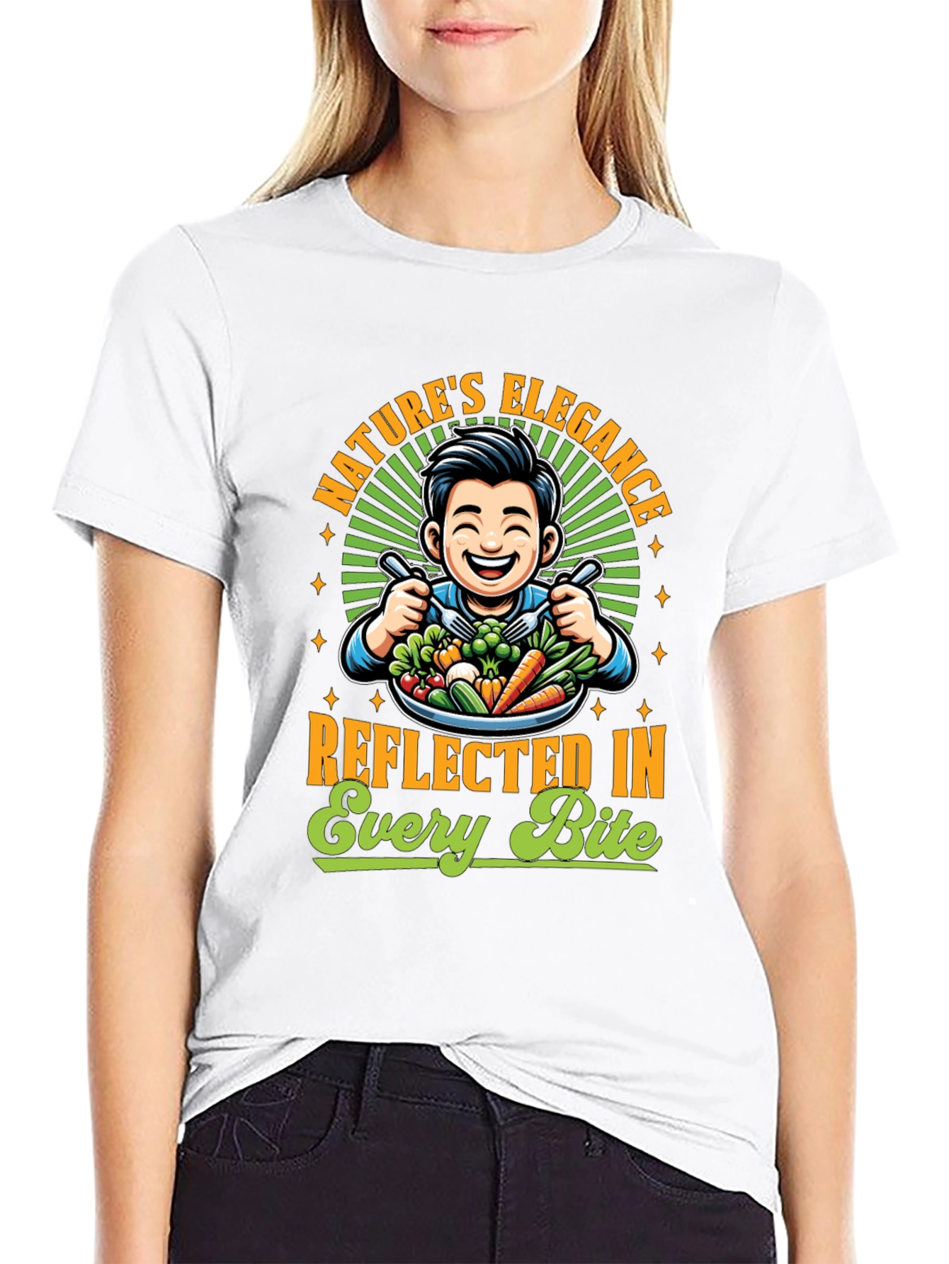 Natures Elegance Vegan Graphic Tee