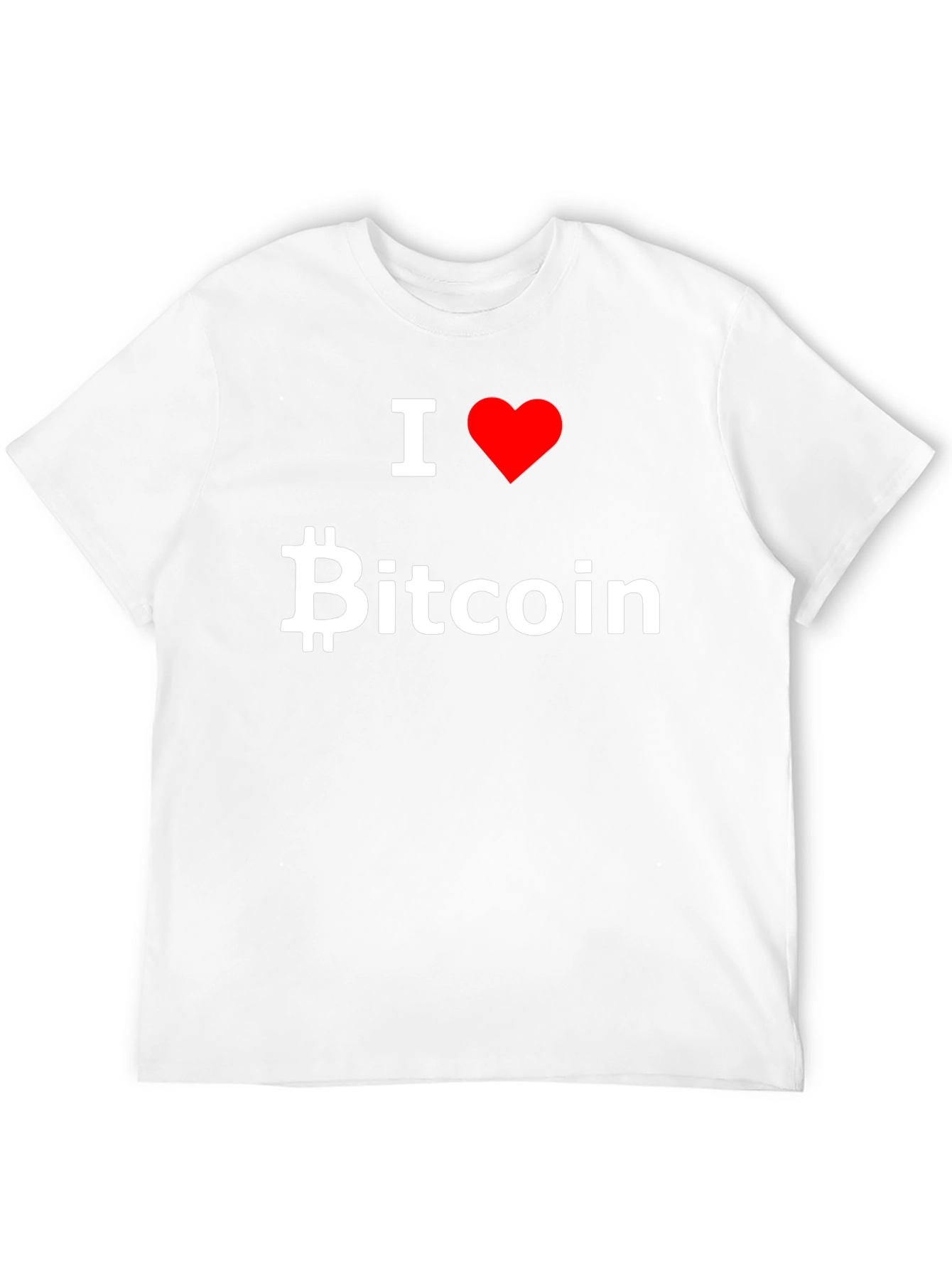 I Love Bitcoin Graphic Tee - Black