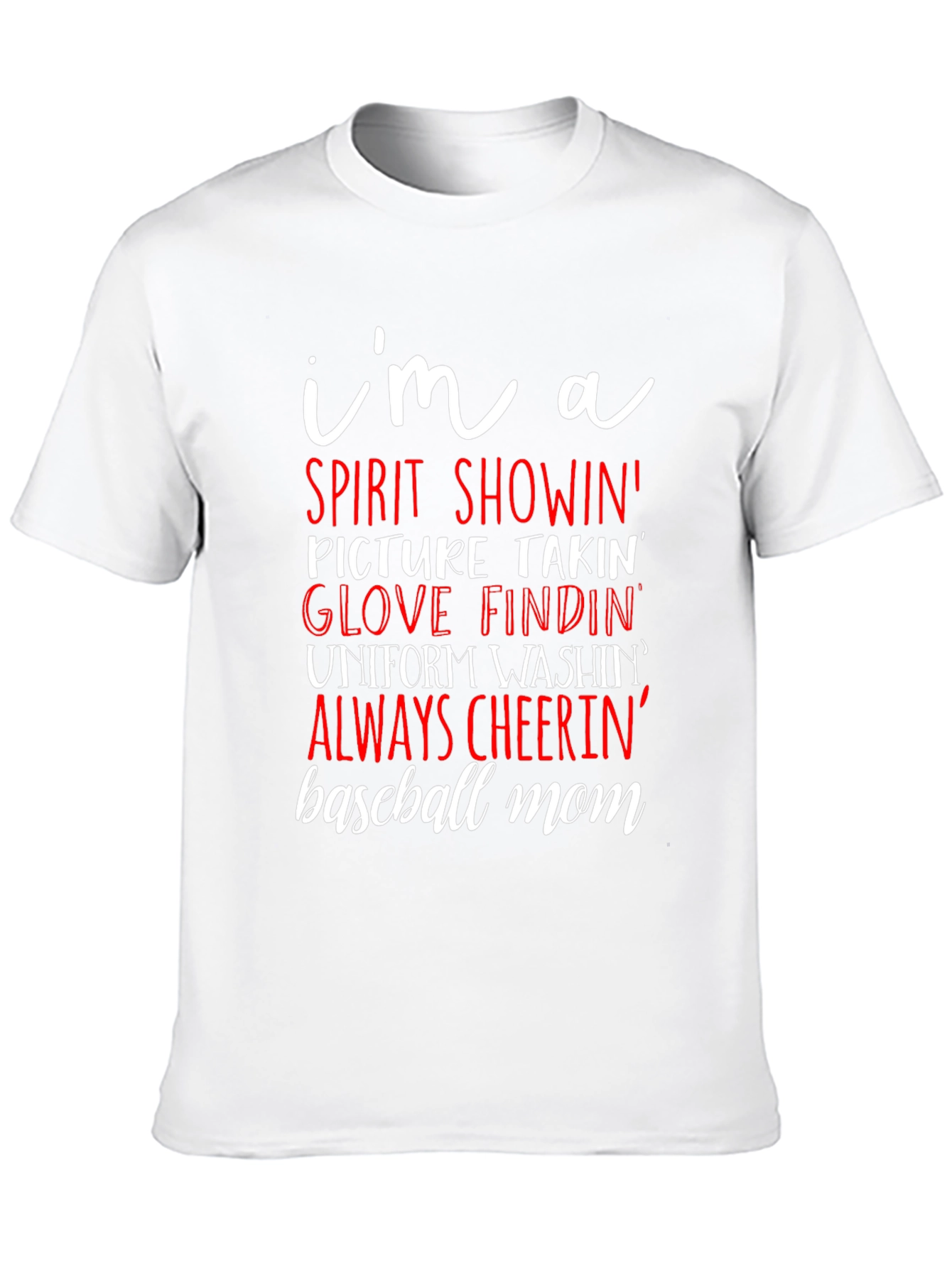 Baseball Mom Graphic T-Shirt