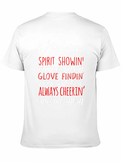 Baseball Mom Graphic T-Shirt