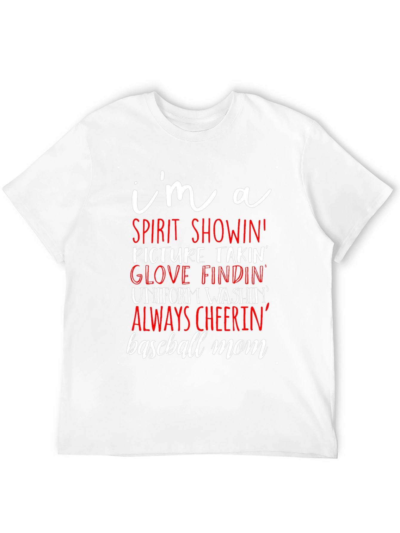 Baseball Mom Graphic T-Shirt