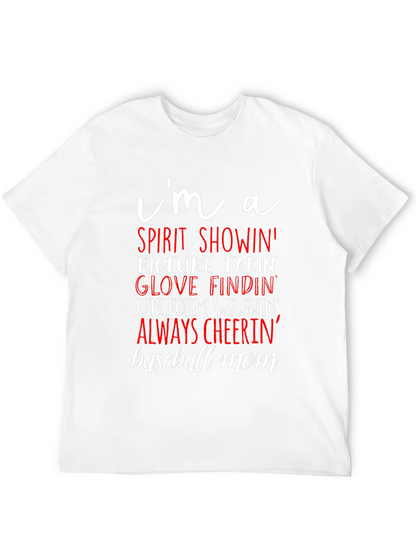 Baseball Mom Graphic T-Shirt