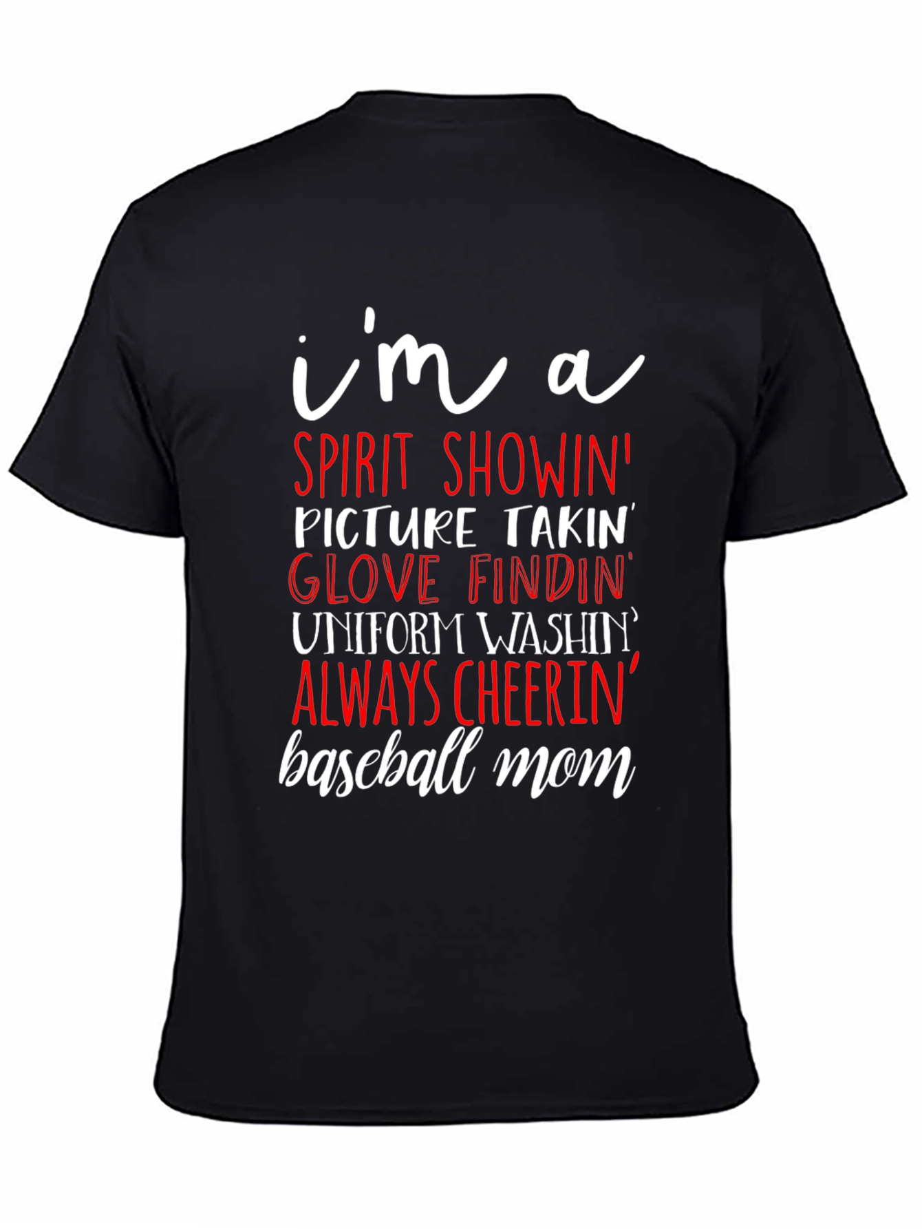 Baseball Mom Graphic T-Shirt