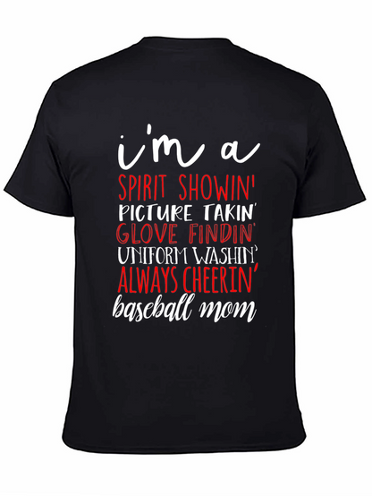 Baseball Mom Graphic T-Shirt