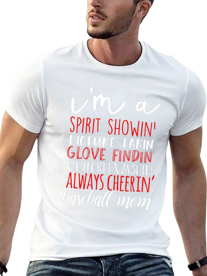 Baseball Mom Graphic T-Shirt