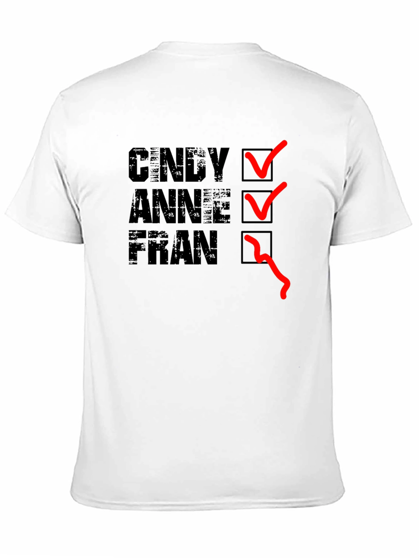 Cindy Anne Fran T-Shirt - Black Graphic Tee