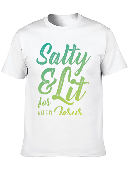 Salty & Lit for Jesus Graphic T-Shirt