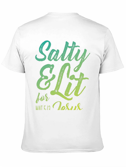 Salty & Lit for Jesus Graphic T-Shirt