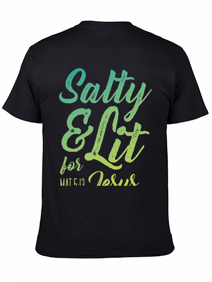 Salty & Lit for Jesus Graphic T-Shirt