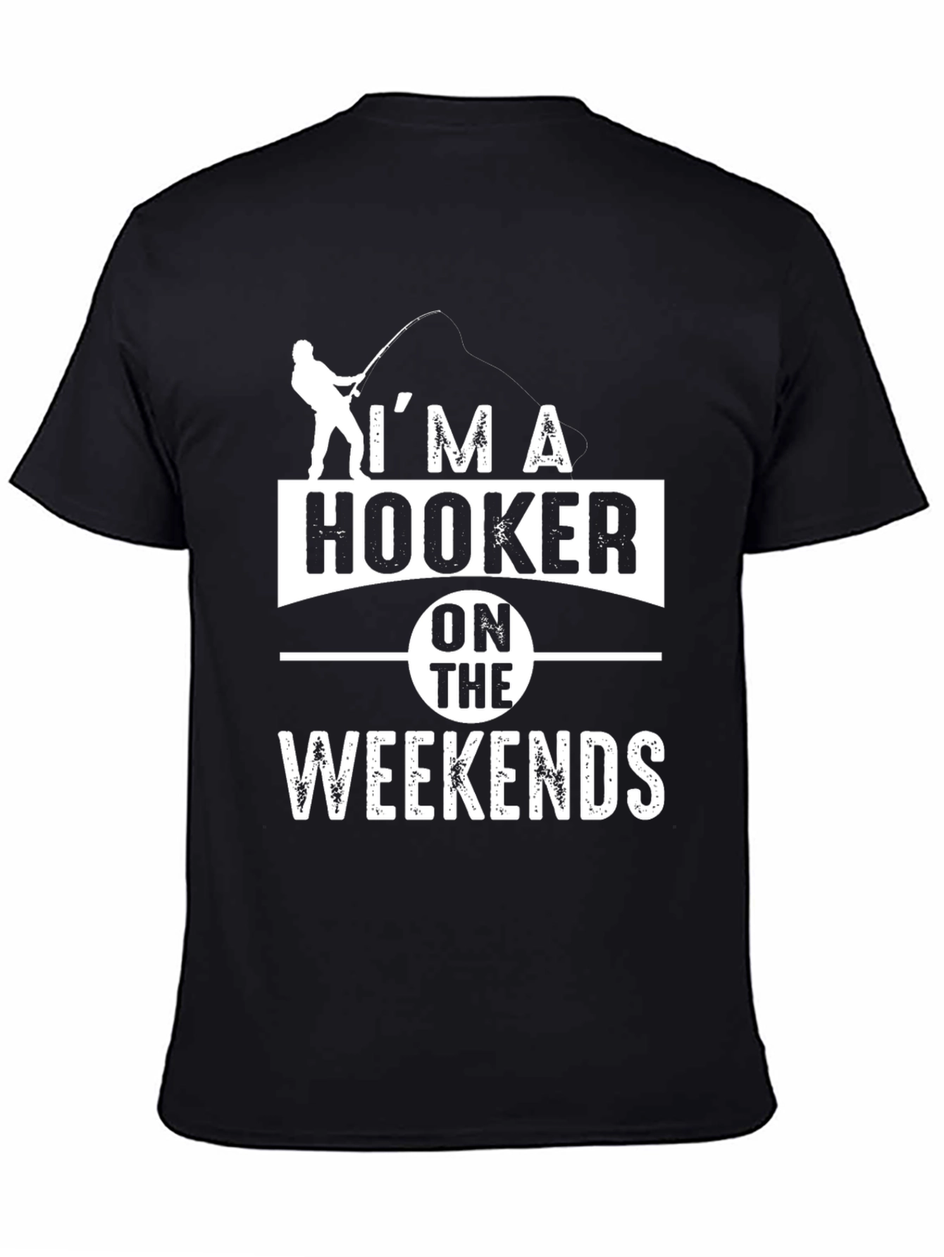 Hooker On Weekends Fishing T-Shirt