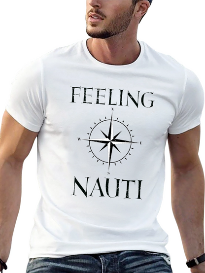 Feeling Nauti Compass Graphic Tee - Soft Cotton Blend