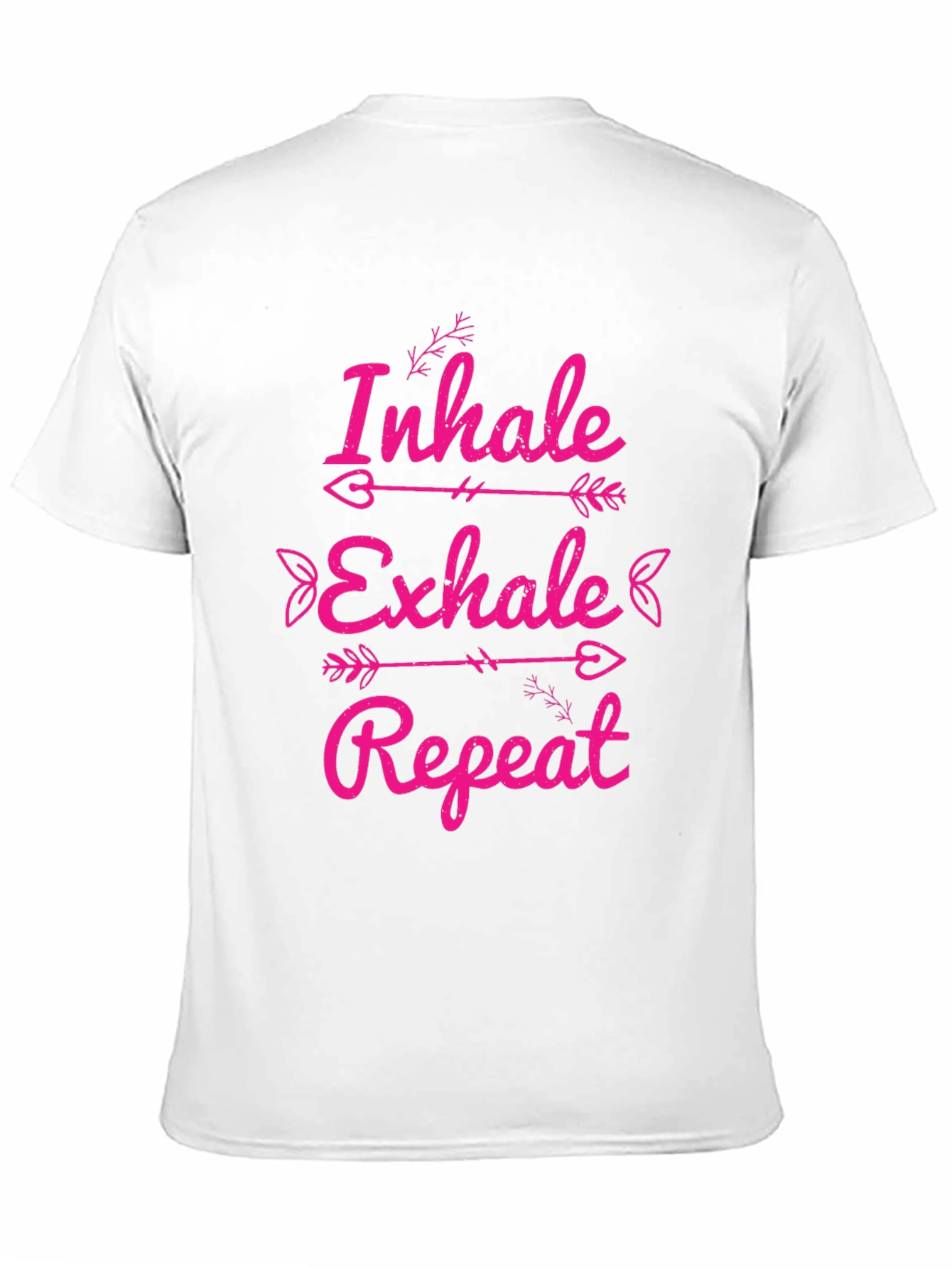 Inhale Exhale Repeat Graphic Tee - Black