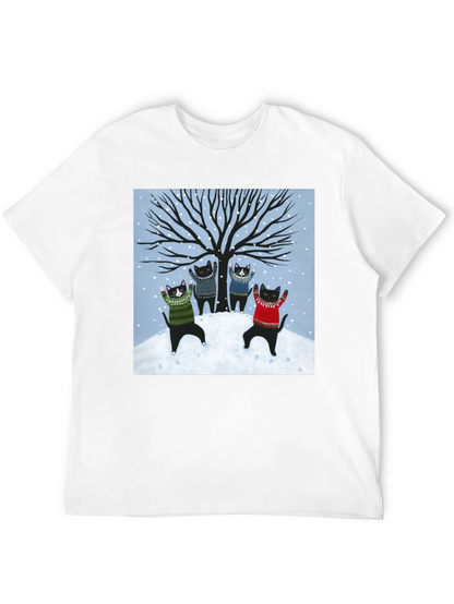 Winter Cat Sweater T-Shirt