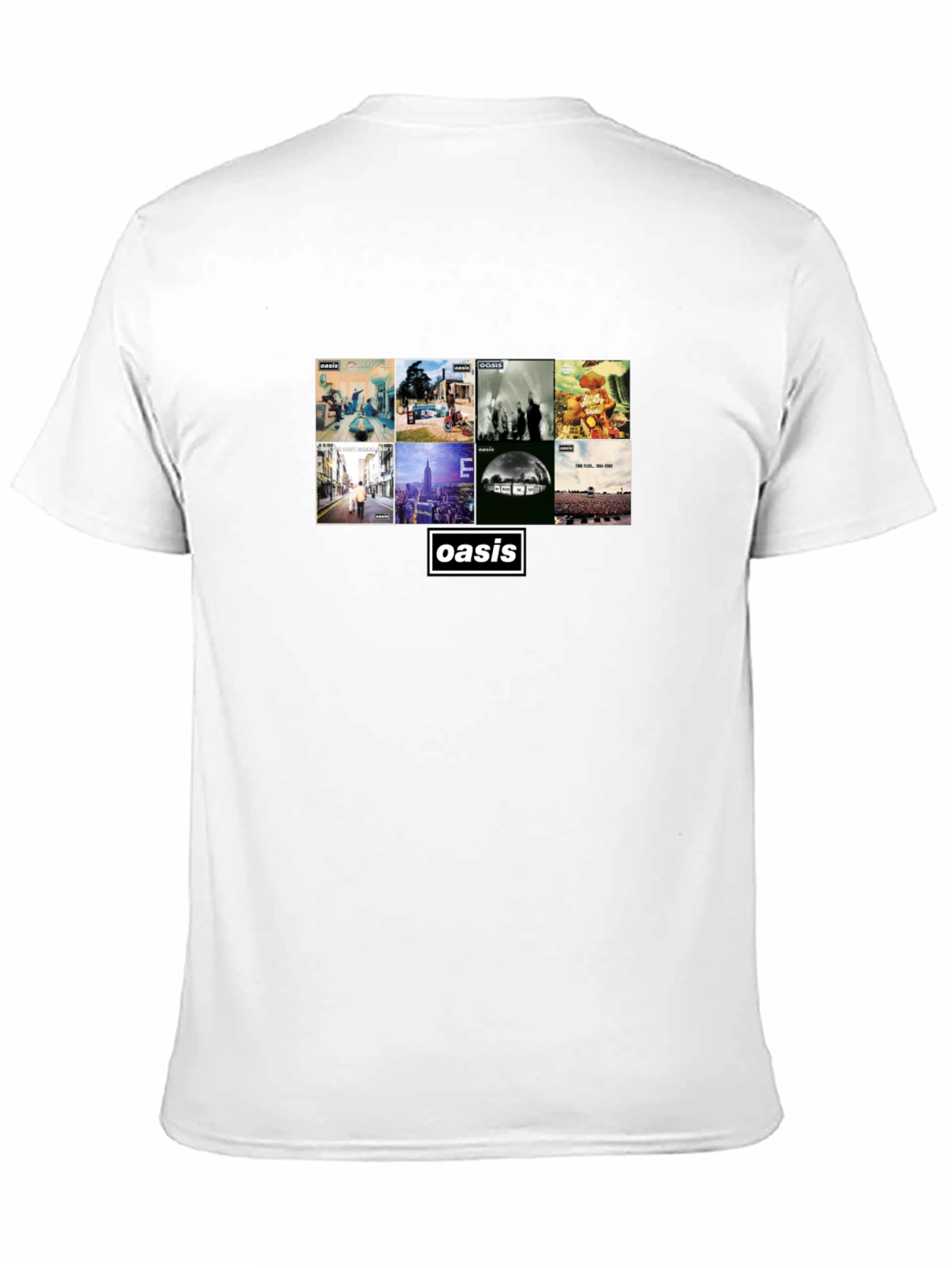 Oasis Album Collage Black T-Shirt
