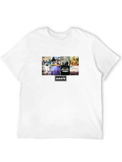 Oasis Album Collage Black T-Shirt