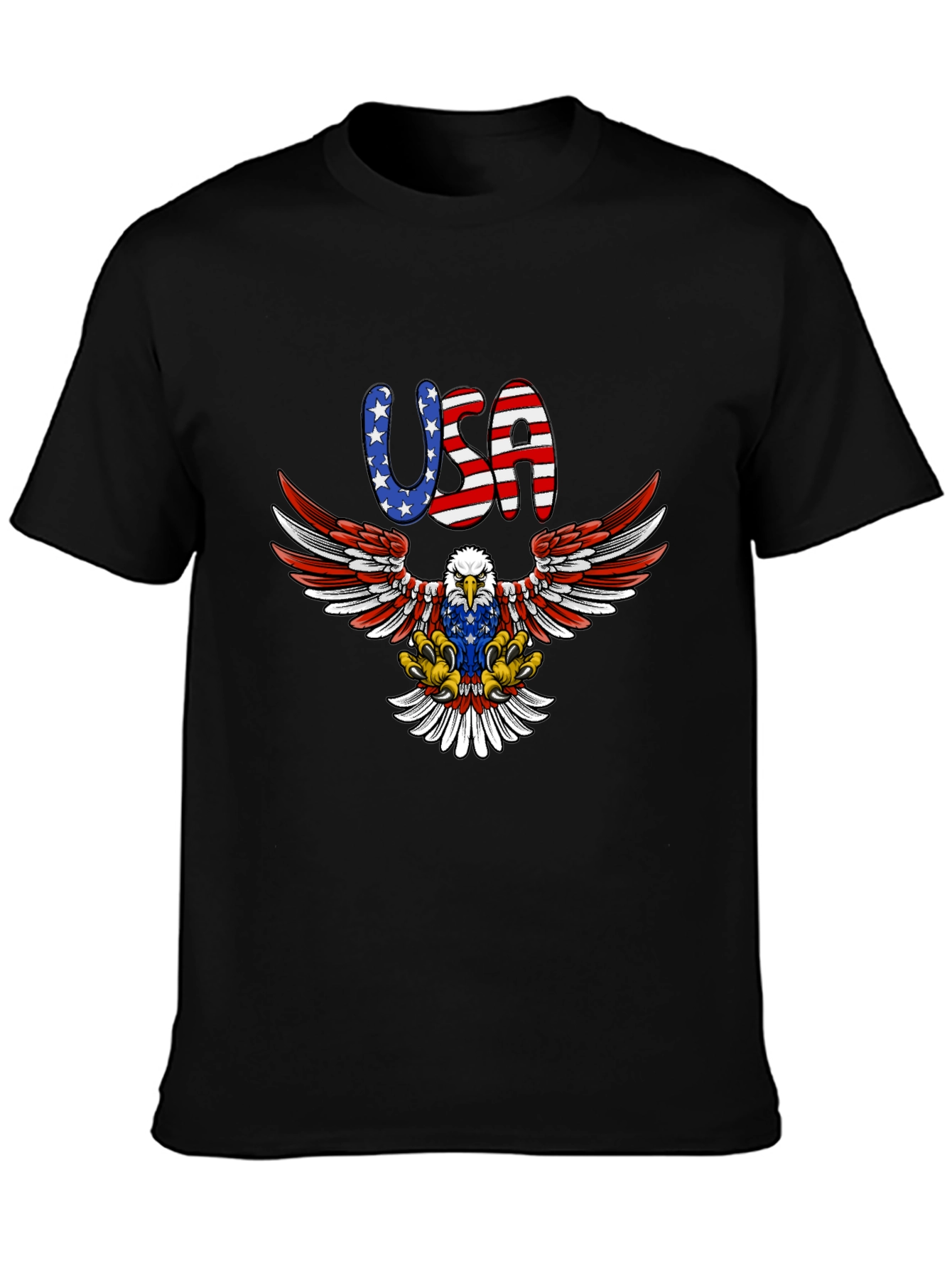 USA Eagle Graphic Tee - Patriotic American Pride