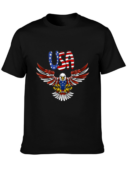 USA Eagle Graphic Tee - Patriotic American Pride