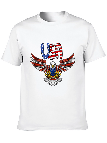 USA Eagle Graphic Tee - Patriotic American Pride