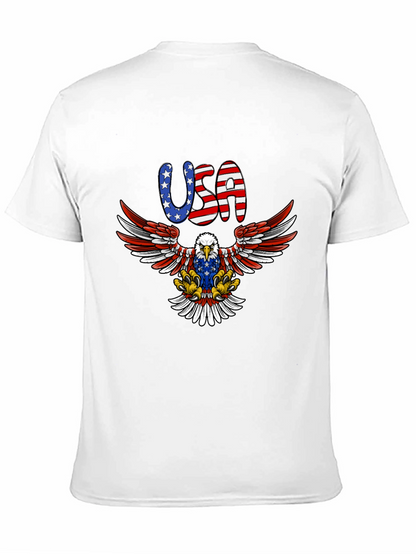 USA Eagle Graphic Tee - Patriotic American Pride