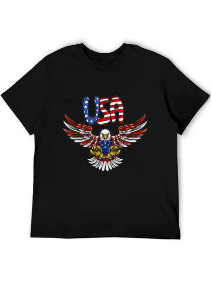 USA Eagle Graphic Tee - Patriotic American Pride