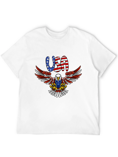USA Eagle Graphic Tee - Patriotic American Pride