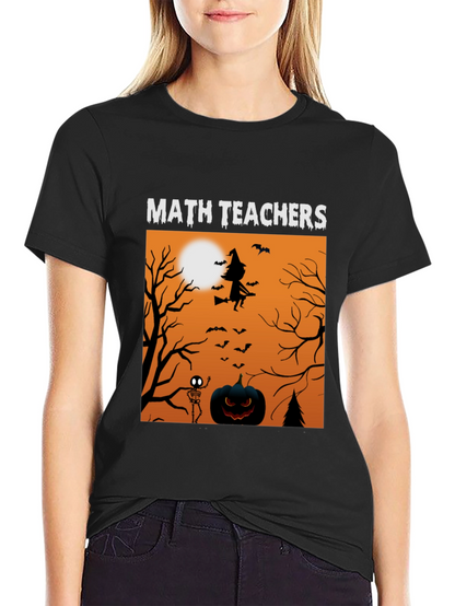 Math Teachers Halloween T-Shirt