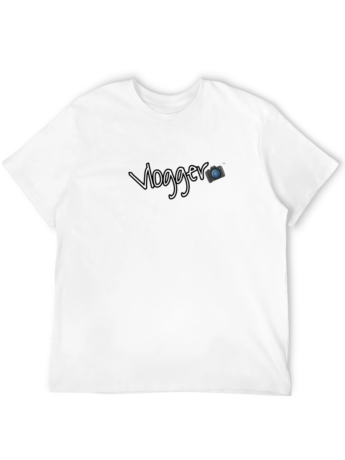 Vlogger T-Shirt - Black Graphic Tee