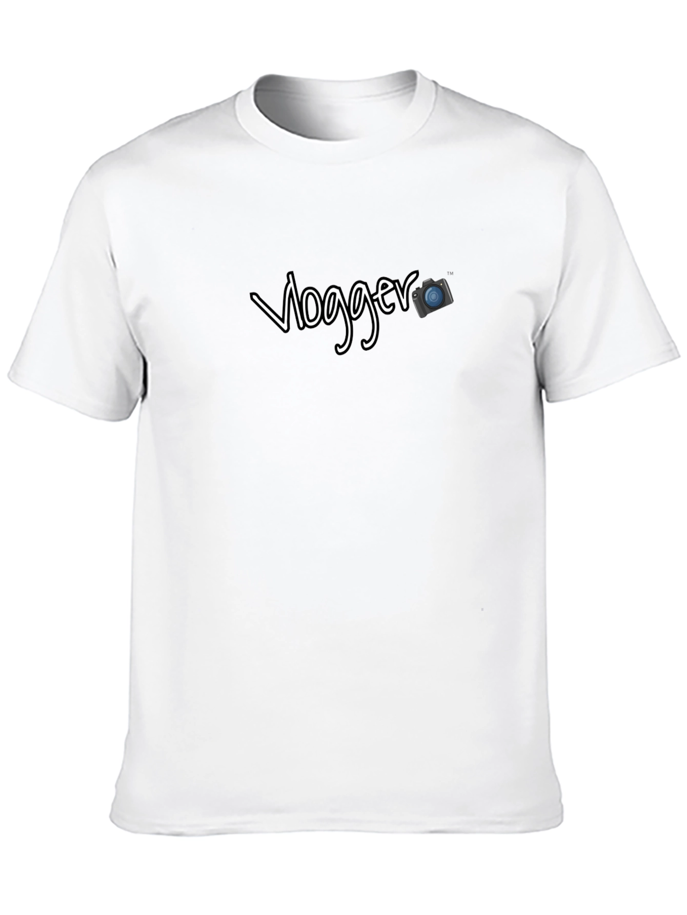Vlogger T-Shirt - Black Graphic Tee