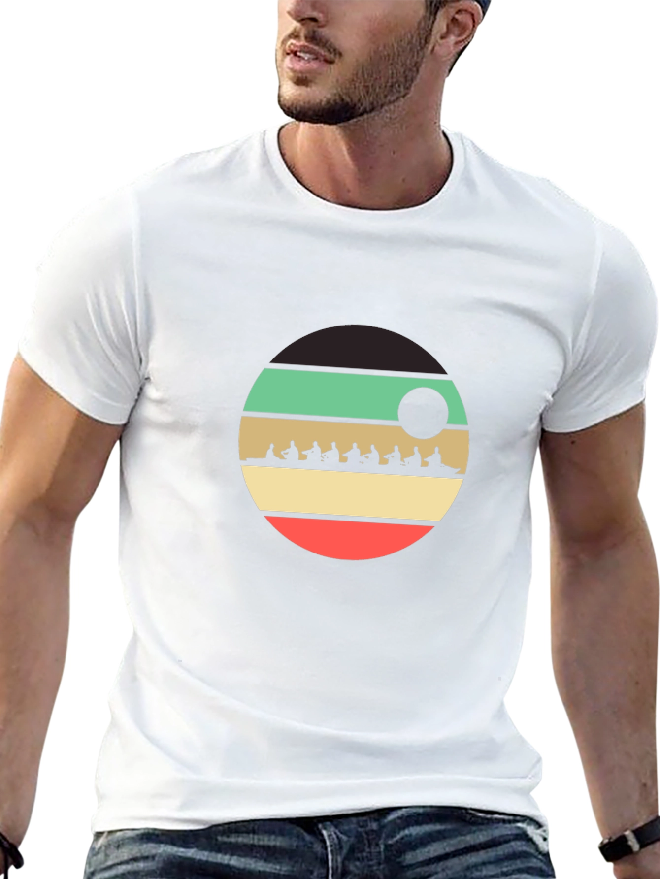 Rowing Team Retro Style T-Shirt