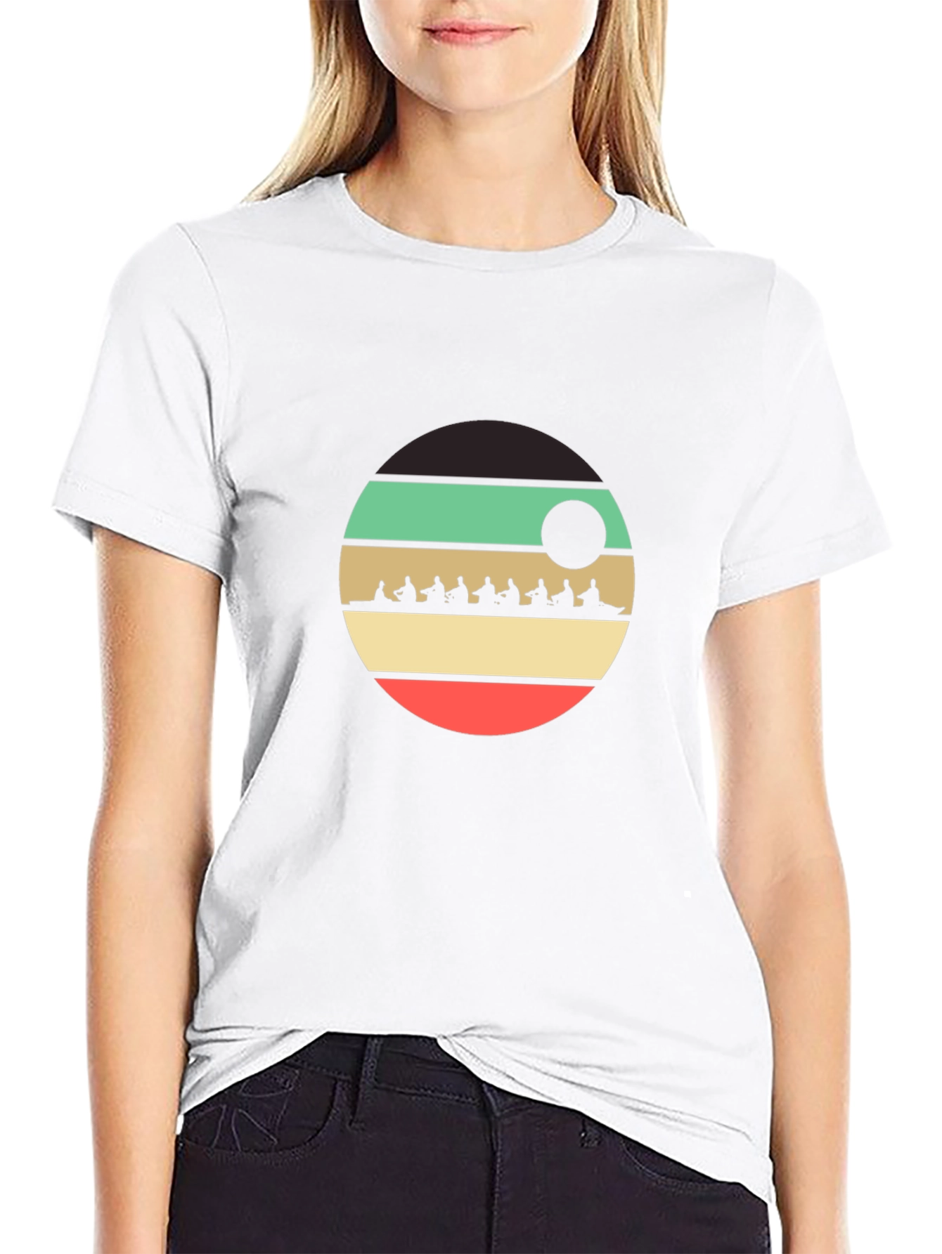 Rowing Team Retro Style T-Shirt