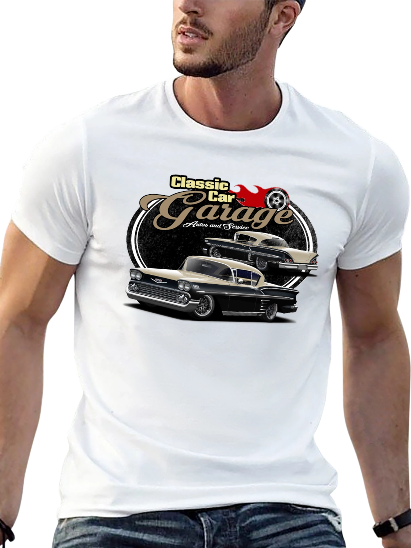 Classic Car Garage T-Shirt