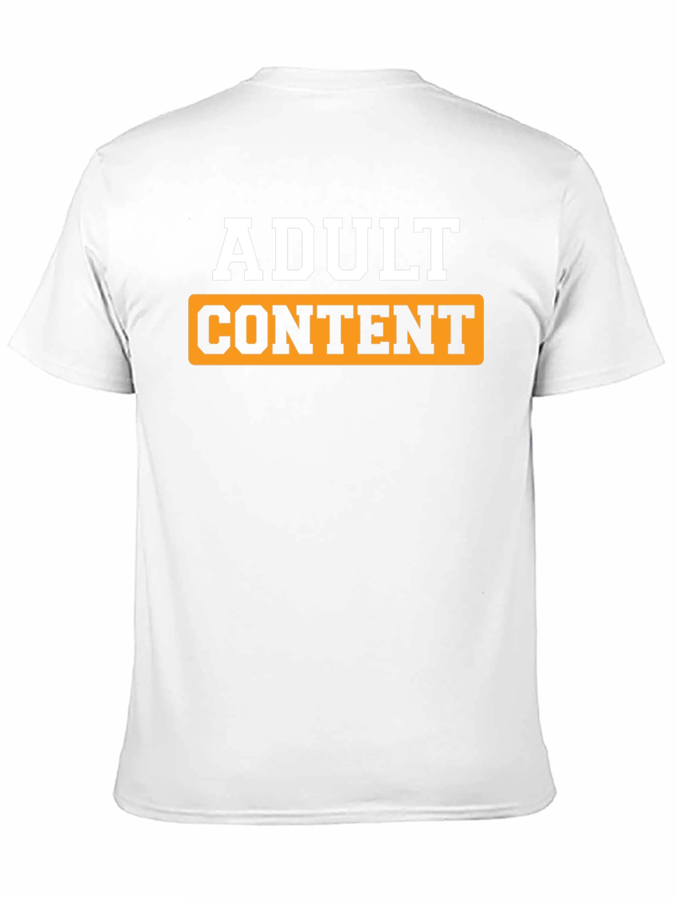 Adult Content Graphic T-Shirt - Black