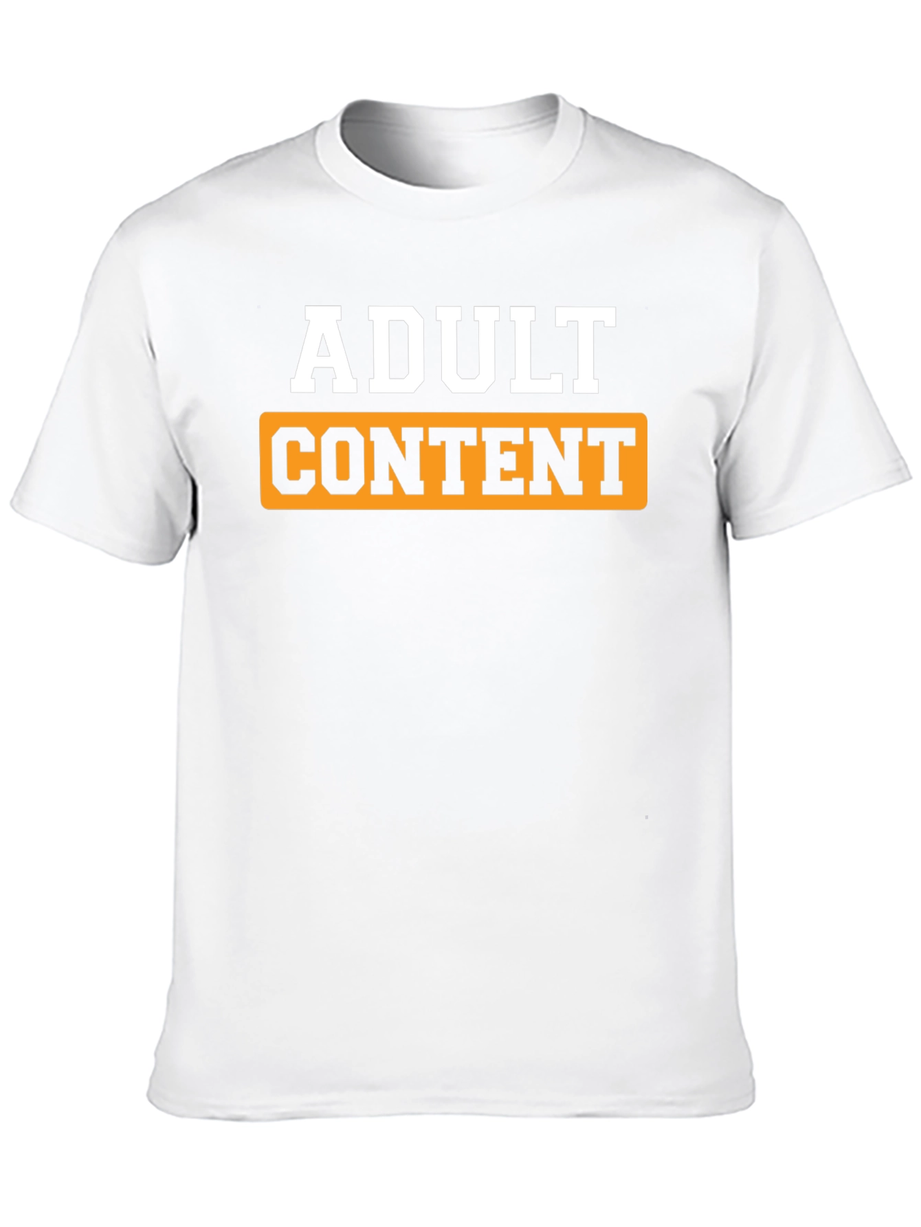 Adult Content Graphic T-Shirt - Black