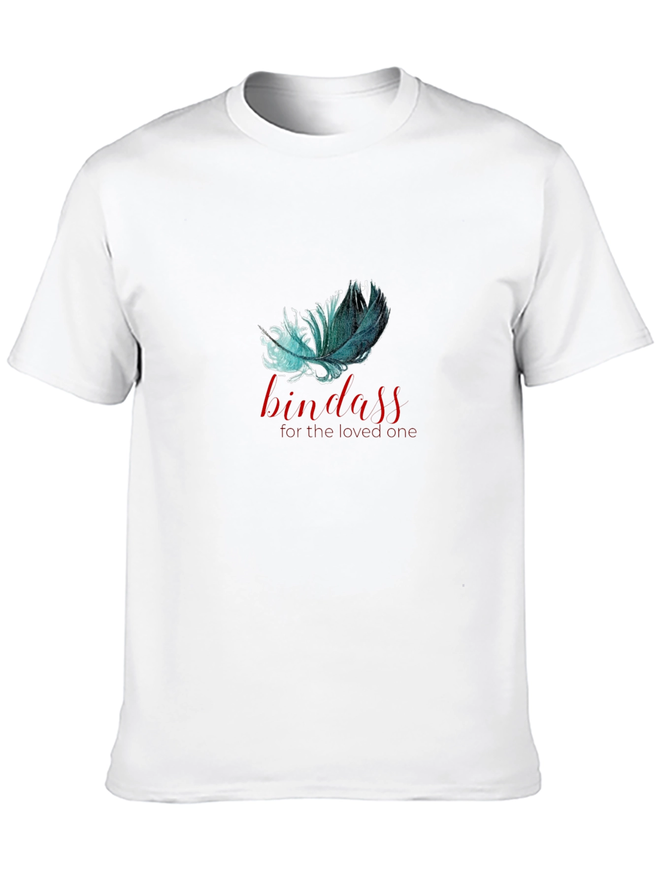 Bindass Feather Graphic T-Shirt