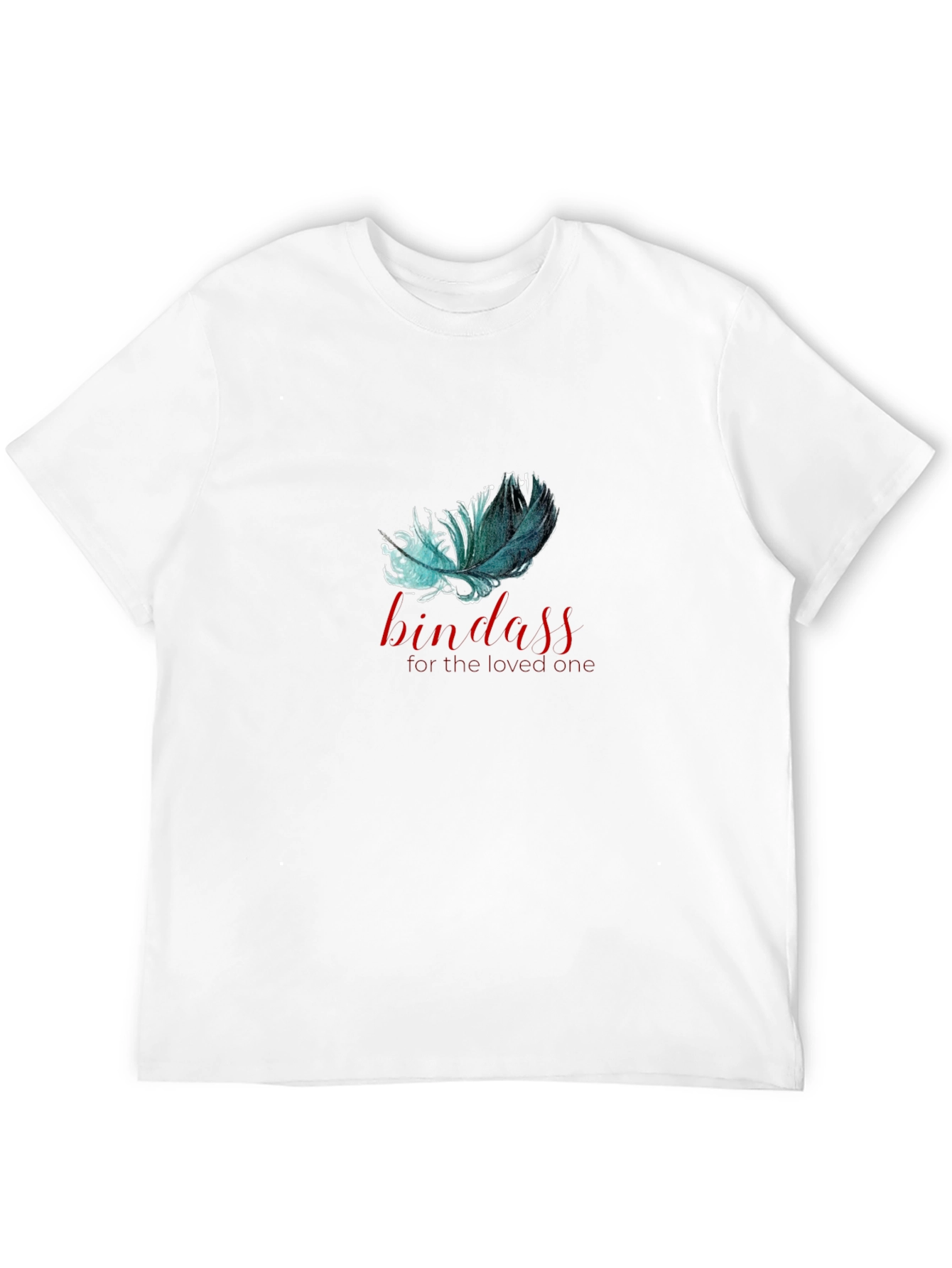 Bindass Feather Graphic T-Shirt