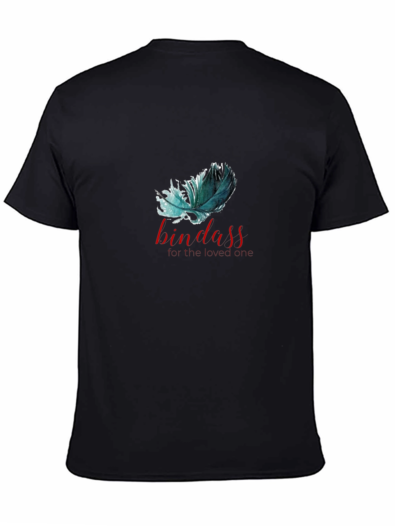 Bindass Feather Graphic T-Shirt