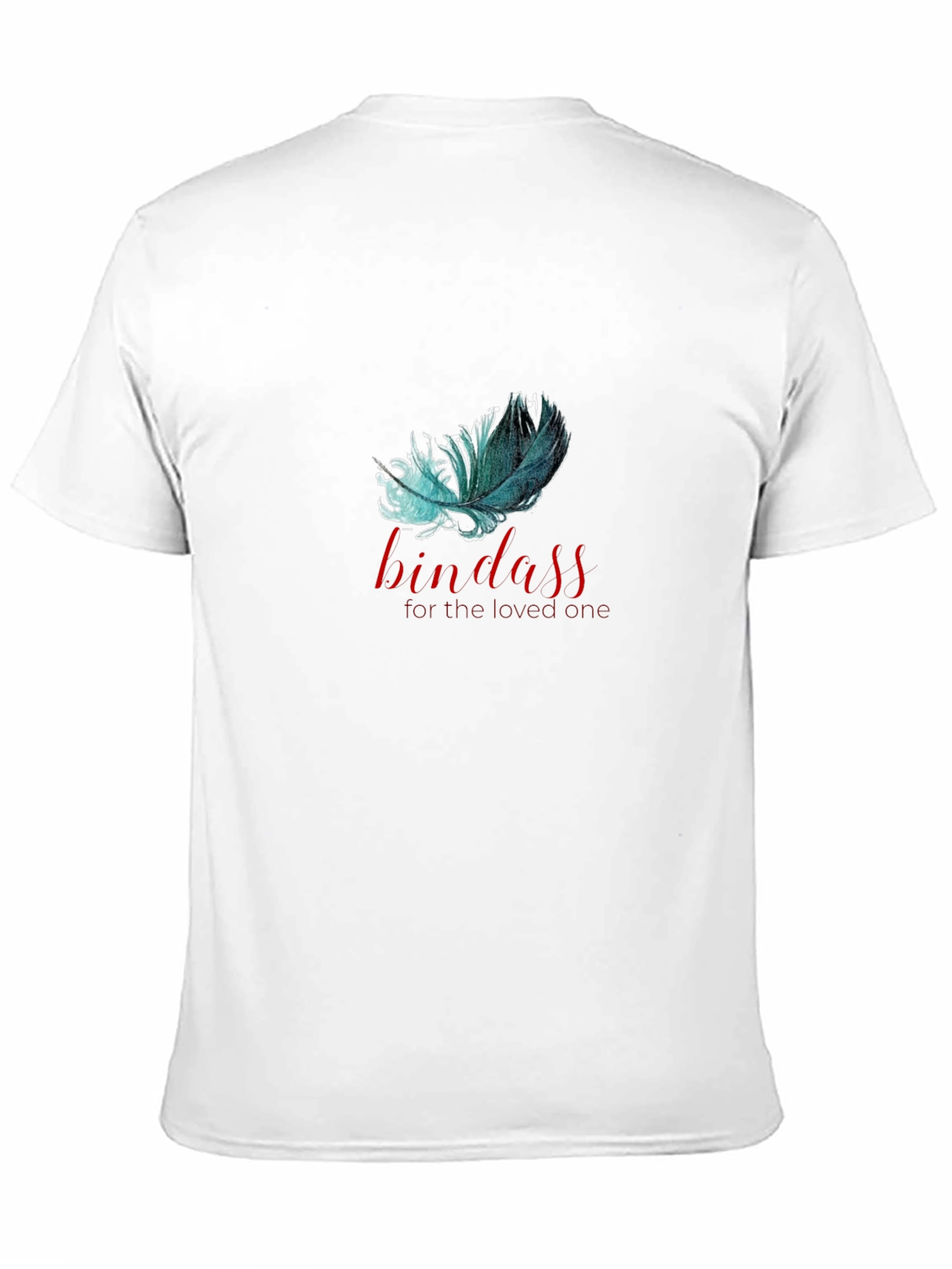 Bindass Feather Graphic T-Shirt