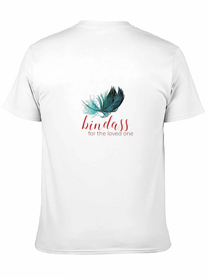 Bindass Feather Graphic T-Shirt