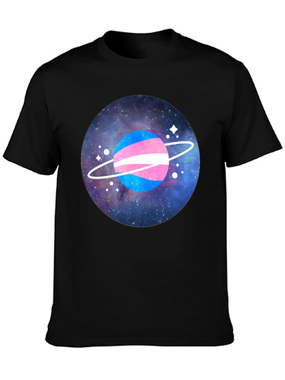 Transgender Pride Planet Graphic T-Shirt