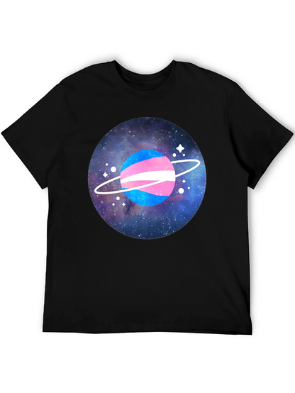 Transgender Pride Planet Graphic T-Shirt