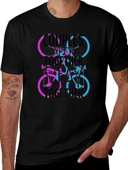 Couples Who Cycle Together T-Shirt