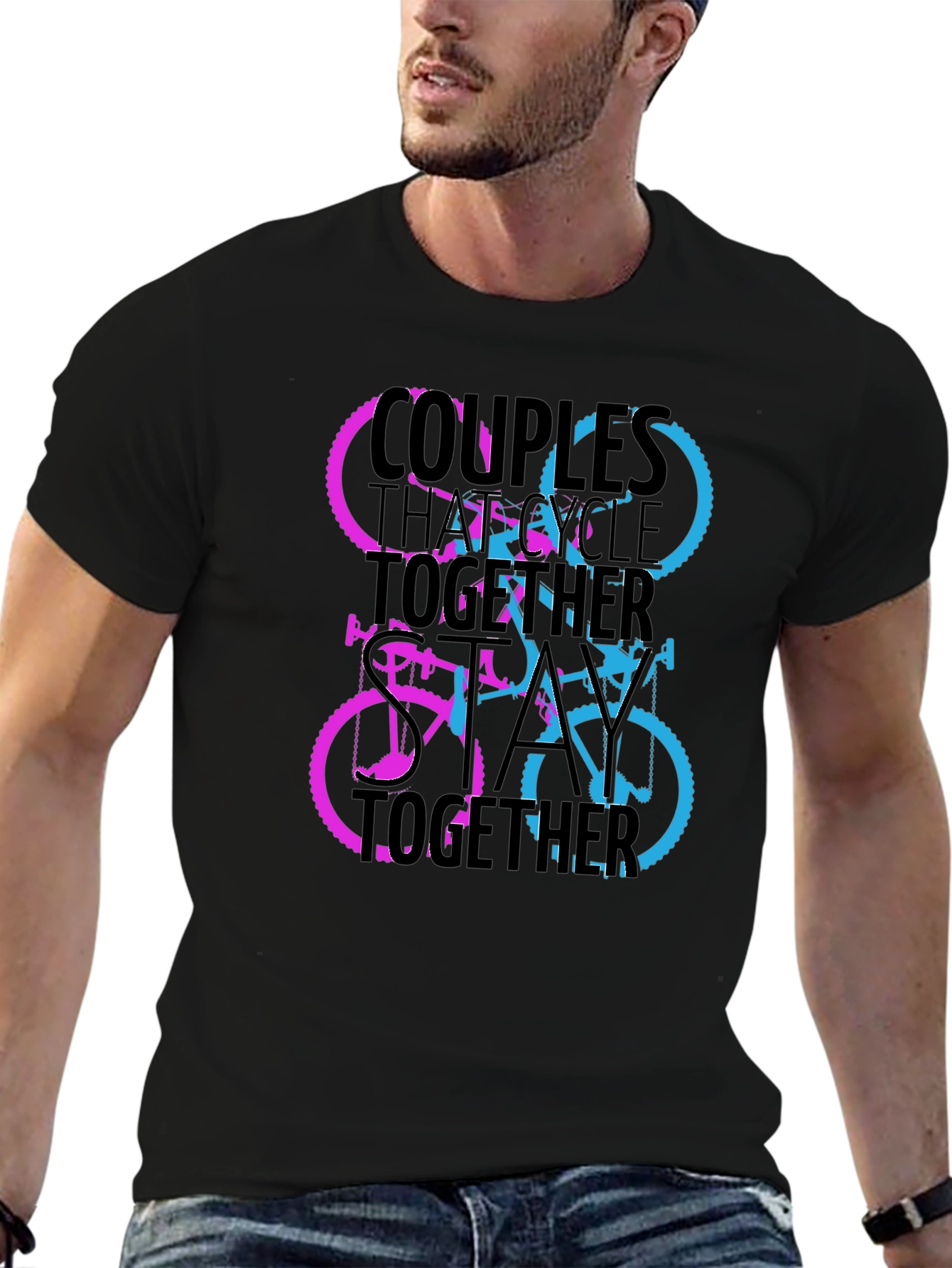 Couples Who Cycle Together T-Shirt